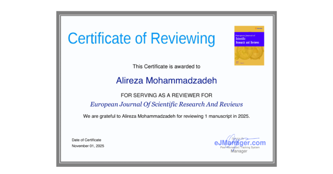 Scientific service 2025